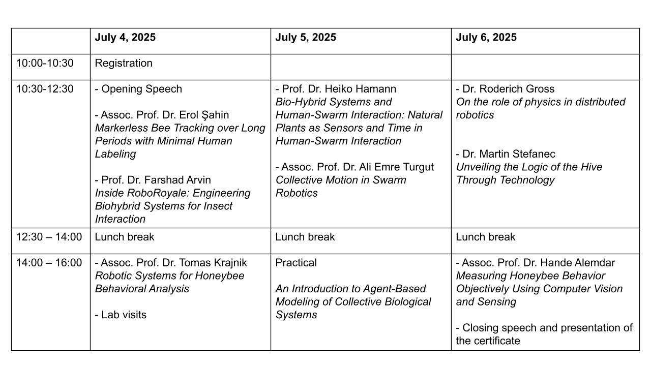 Program Schedule